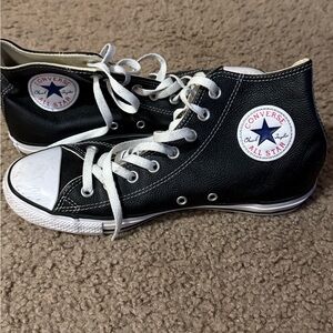 Converse Black and White High-Top Sneakers